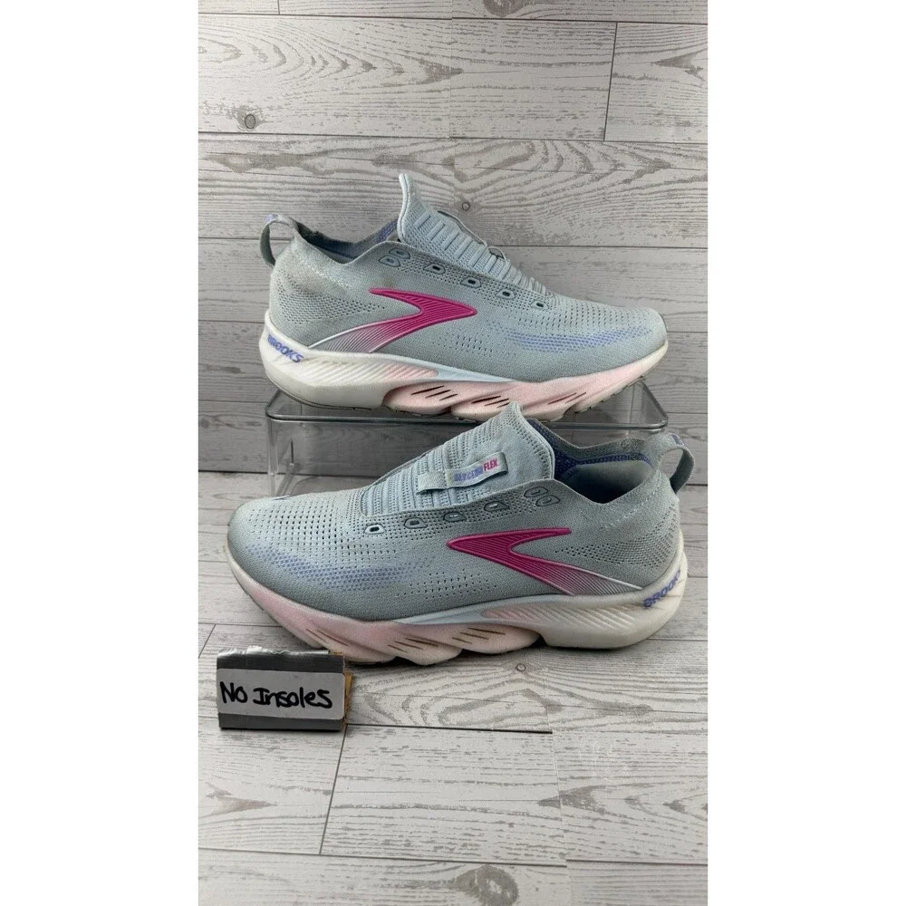 Brooks Glycerin Flex 1204671B477 Blue 10.5B Womens Mesh Upper Running Shoes #880